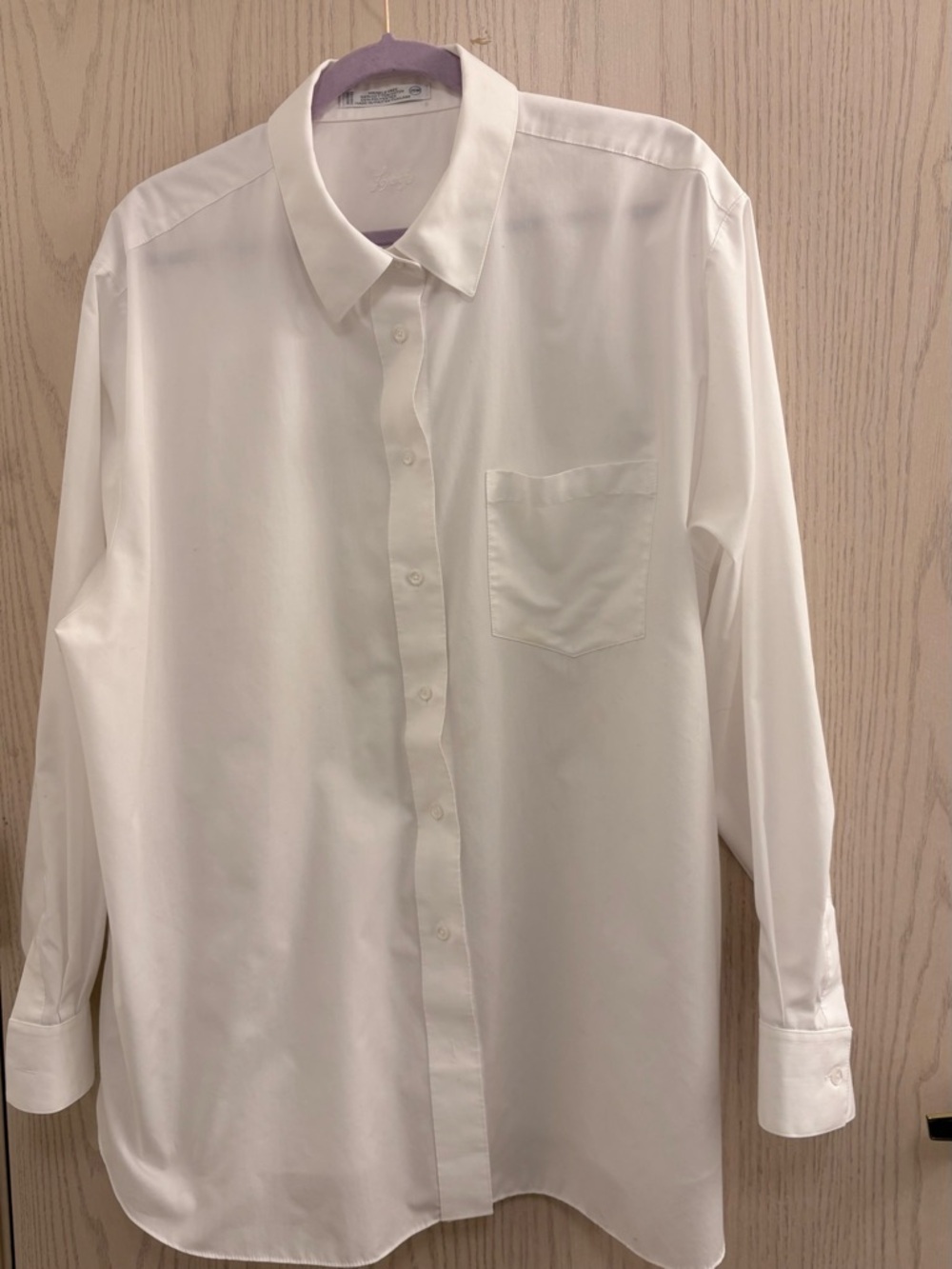 Foxcroft Women’s Wrinkle Free Classic White Button-Down Shirt